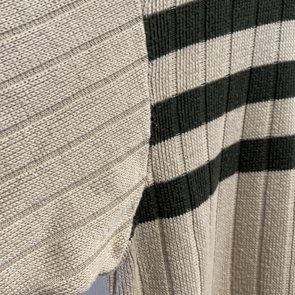 Marks work Warehouse shirt tan with green stripes - Picture 2 of 8